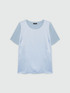T-Shirt aus Satin und Jersey Lurex image number 4