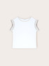 T-shirt with ruffle sleeves image number 4
