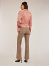 Pantalon bootleg en drill image number 1