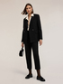 Structured double-breasted pinstripe jacket image number 3