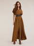 Long shirt dress in viscose image number 3