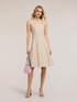Flare dress in telini fabric image number 0