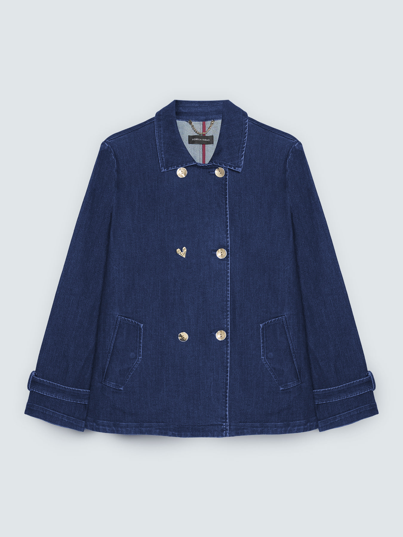 Doppelreihige Jeansjacke image number 4