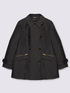 Double-breasted button trench coat image number 4