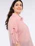 Camicia in cotone con fiocchi sulle maniche image number 0