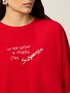 T-shirt with embroidered lettering image number 2