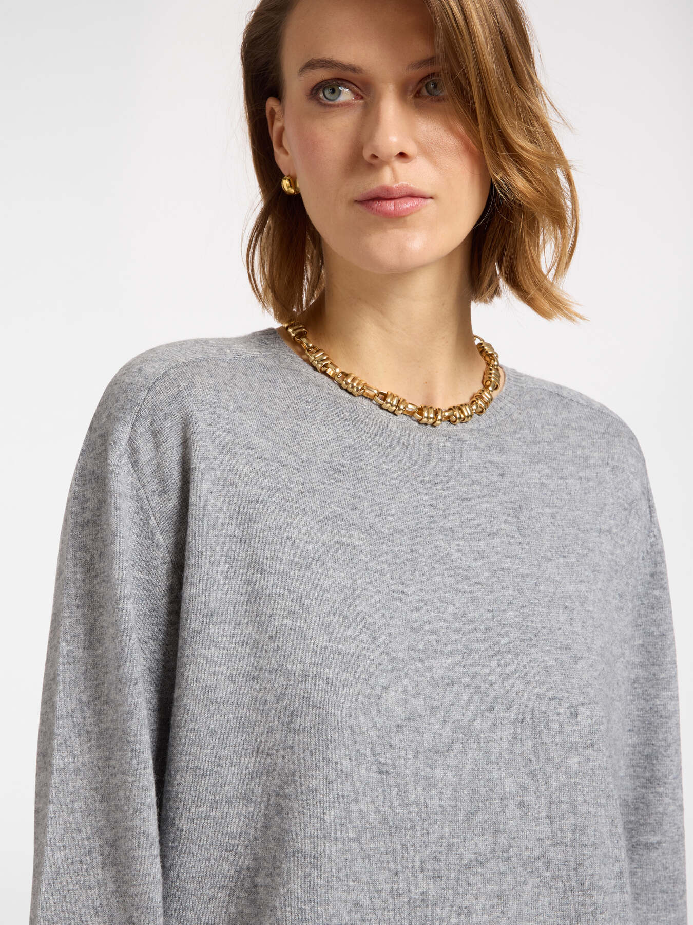 Jersey con flecos y cuello desmontable image number 4