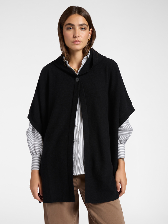 Pure wool cape