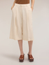 Long linen blend Bermuda shorts image number 2