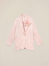 Jacquard blazer with brooch image number 3