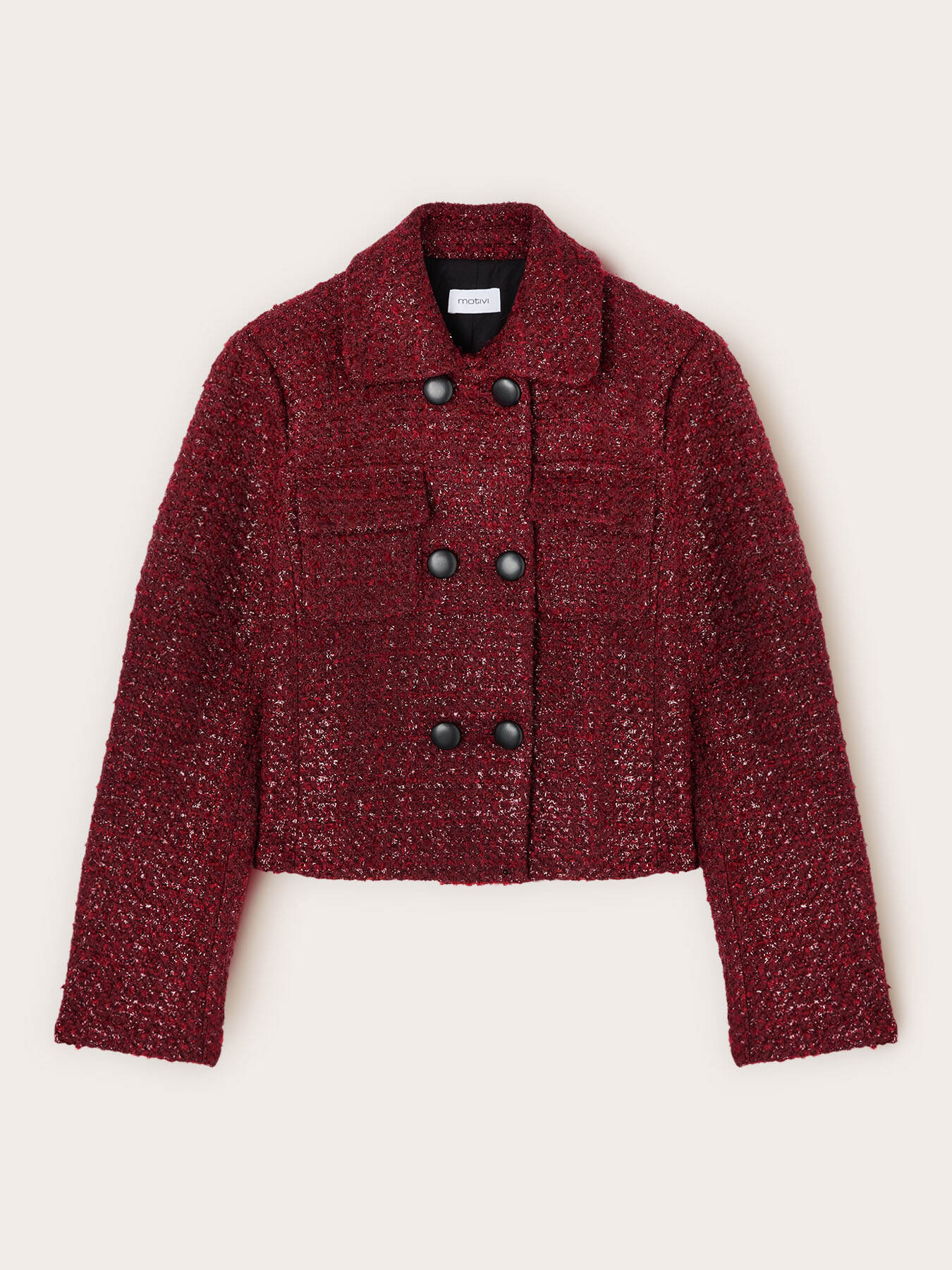 Zweireihige Jacke aus Boucl&eacute; image number 4