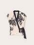 Floral crop top with wrap front image number 4