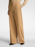 Stretch crepe fabric trousers image number 2
