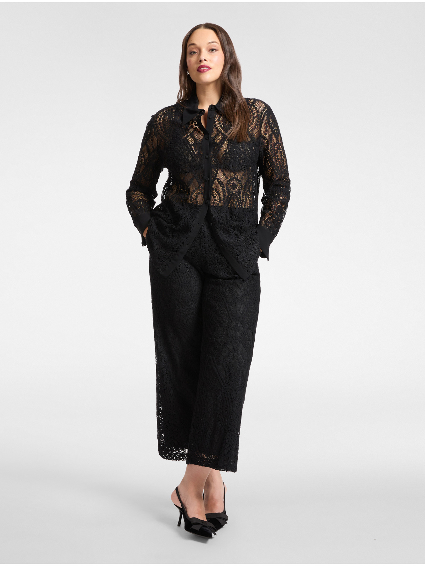 Camisa de encaje image number 2