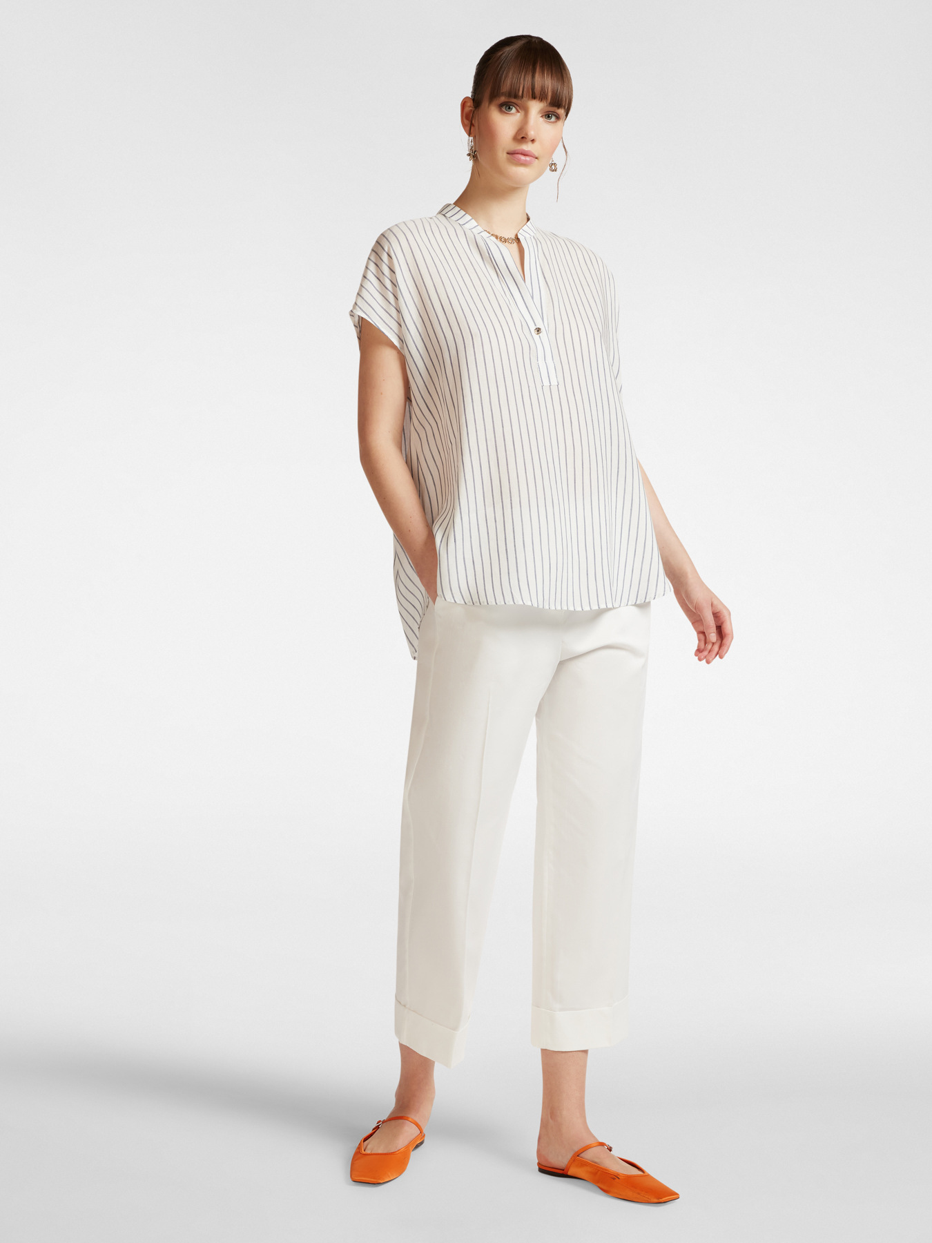 Blusa a righe image number 2