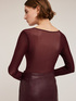 T-shirt maniche lunghe in tulle image number 1