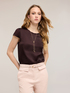 Tricou din două materiale image number 0