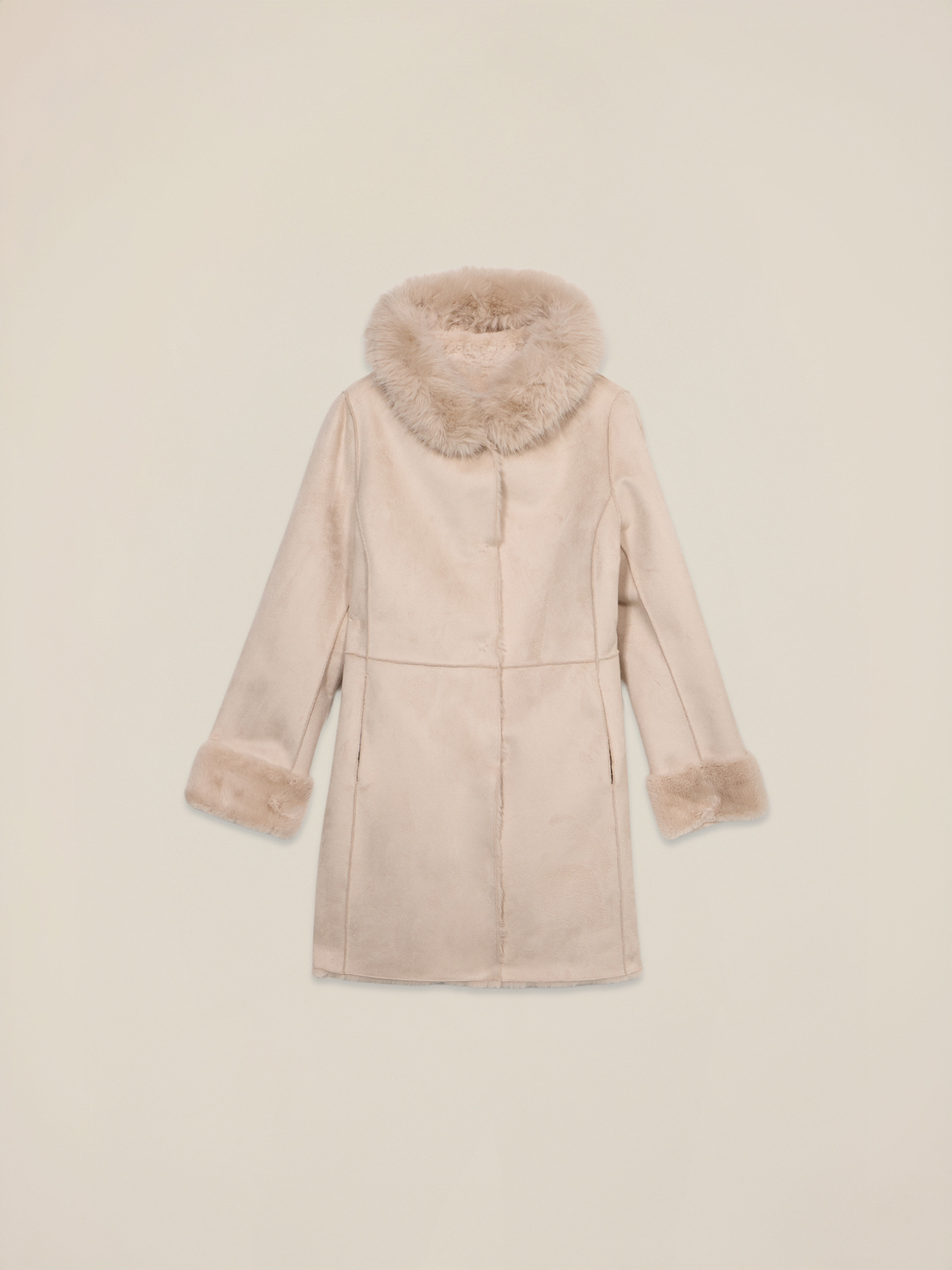 Soft fabric coat image number 4