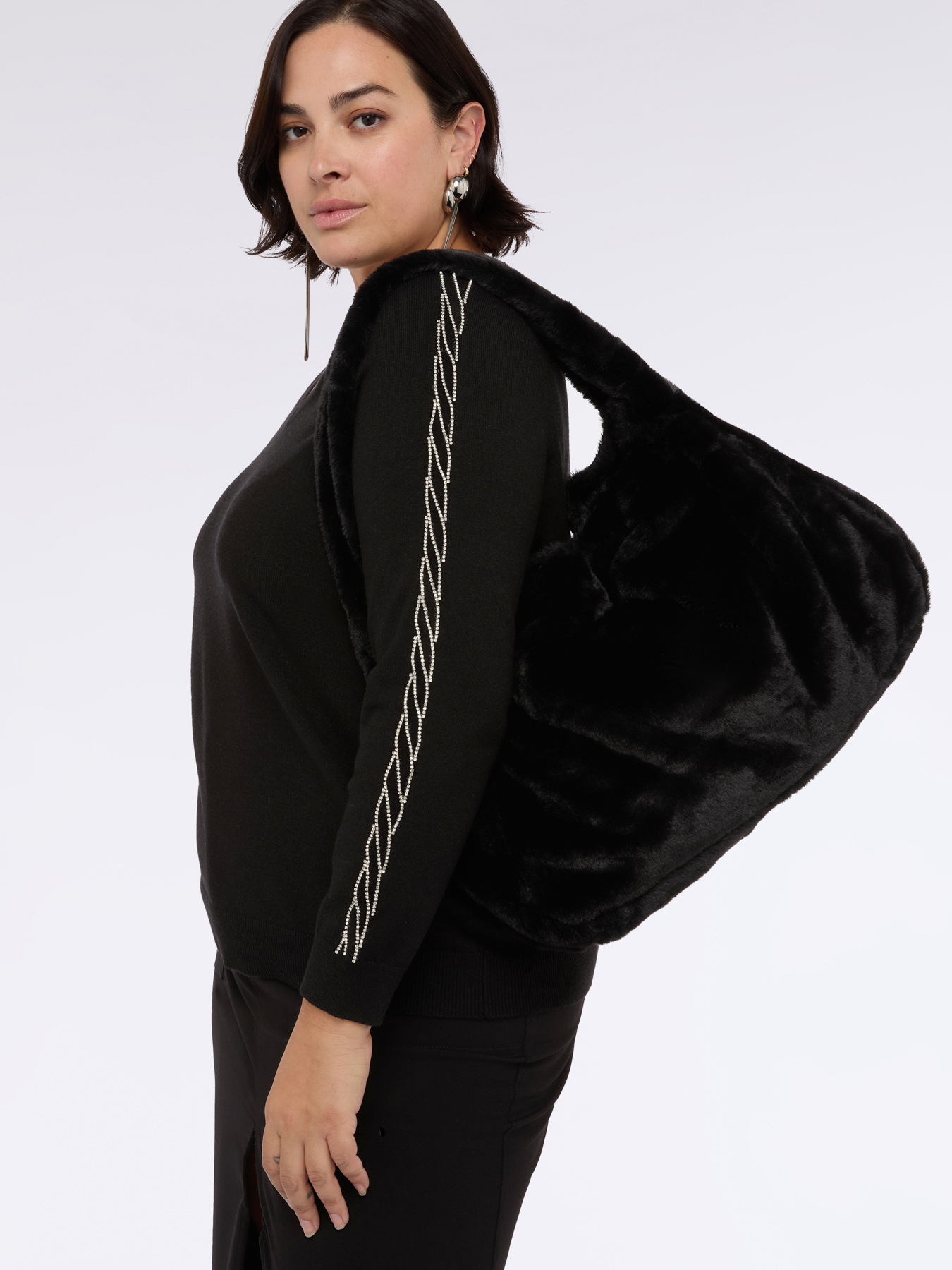 Sac en peluche &agrave; bandouli&egrave;re image number 0