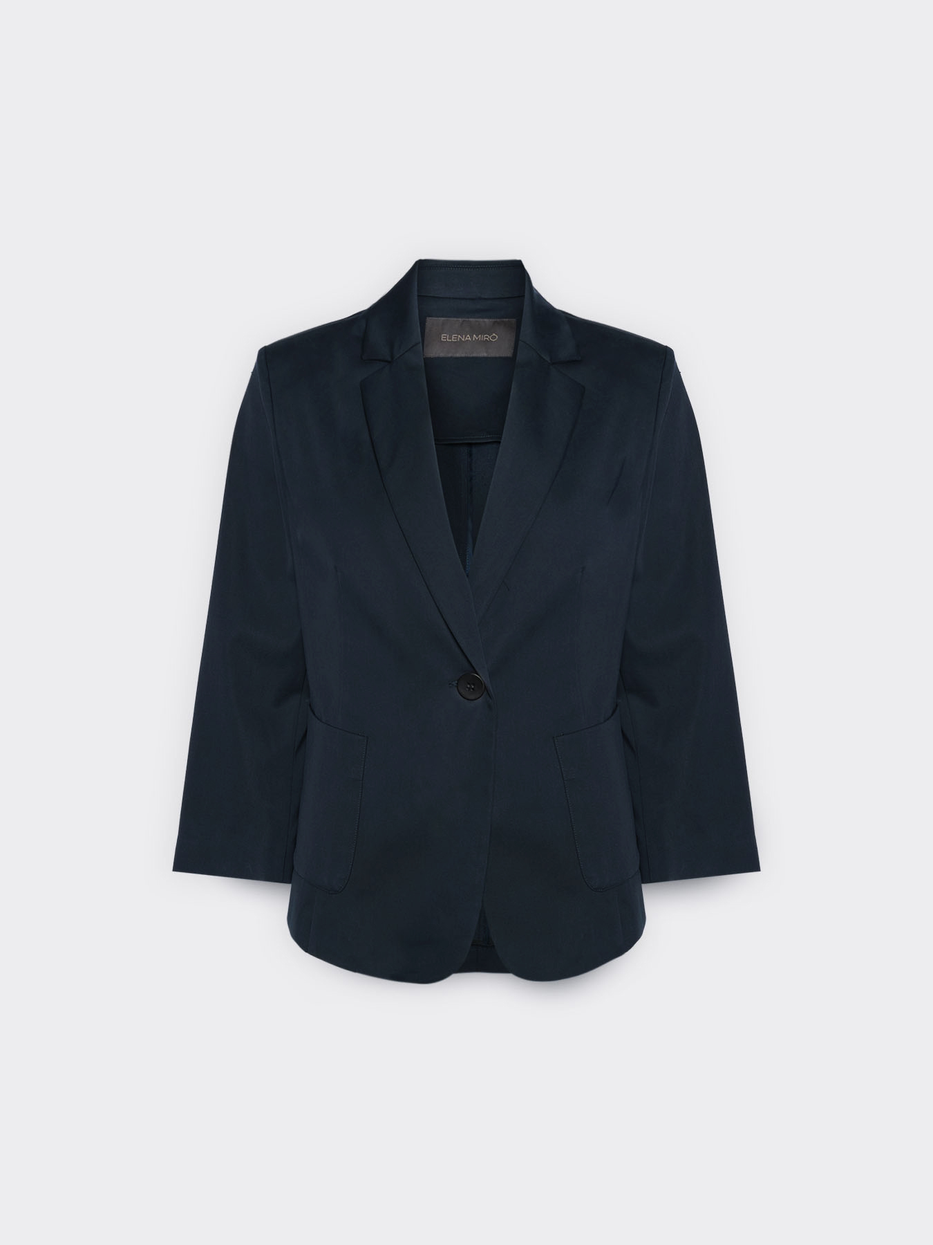Blazer de raso el&aacute;stico image number 4