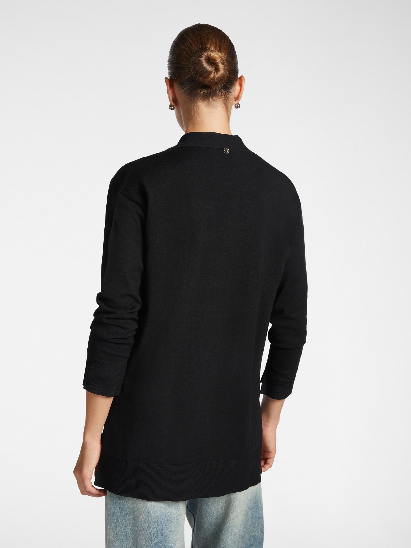 ECOVERO™ viscose open-front cardigan image number 1