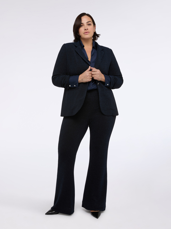 Lurex jersey blazer
