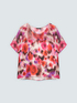 Floral print viscose blouse image number 4