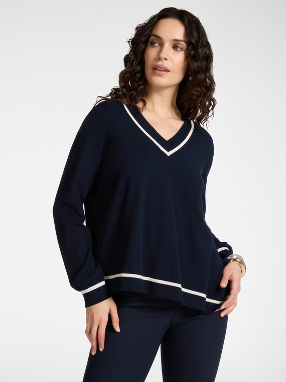 Maillot asym&eacute;trique en m&eacute;lange viscose