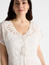 Long broderie anglaise cotton dress image number 2