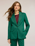 Blazer monopetto misto lino image number 3