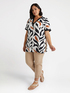 Foliage print blouse image number 1