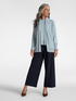 Open-front viscose blend cardigan image number 2