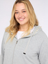 Sudadera abierta con perlas y strass image number 3