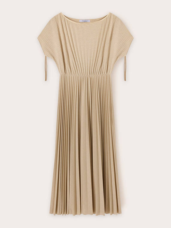 Midi-Kleid aus Lurex-Jersey