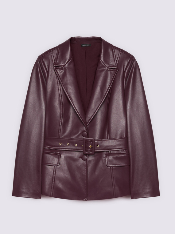 Blazer structuré avec ceinture