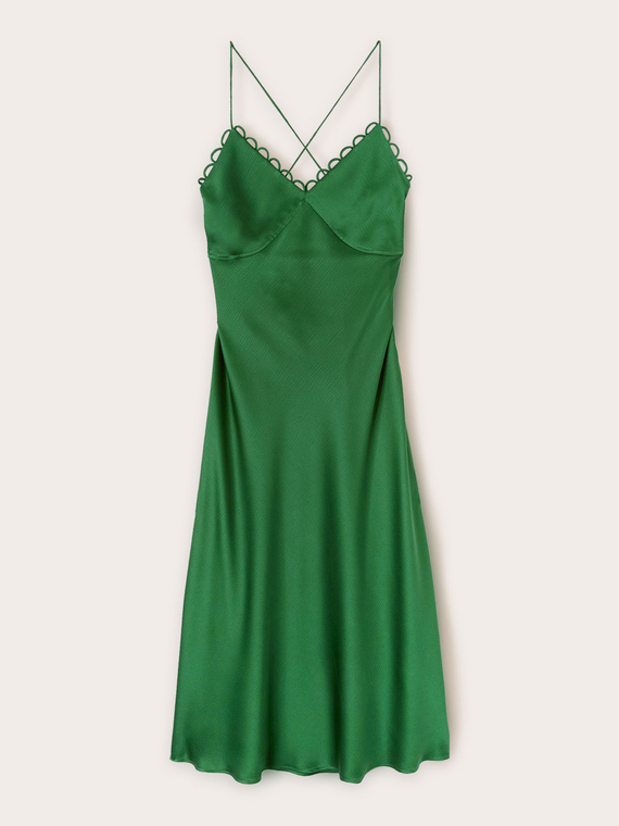 Vestito midi satin