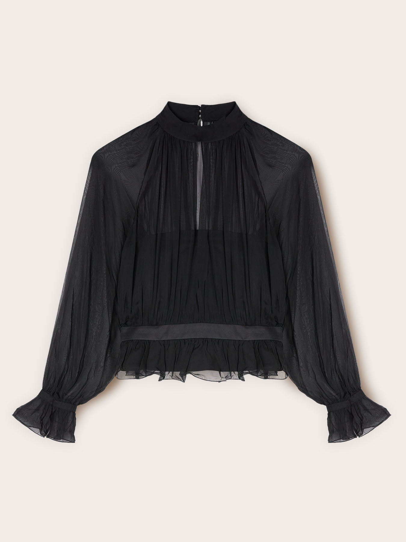 Georgette blouse with Smart Couture bustier image number 4