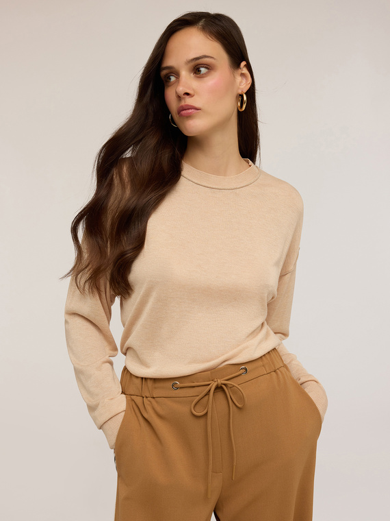 Pullover aus Seiden-Mix