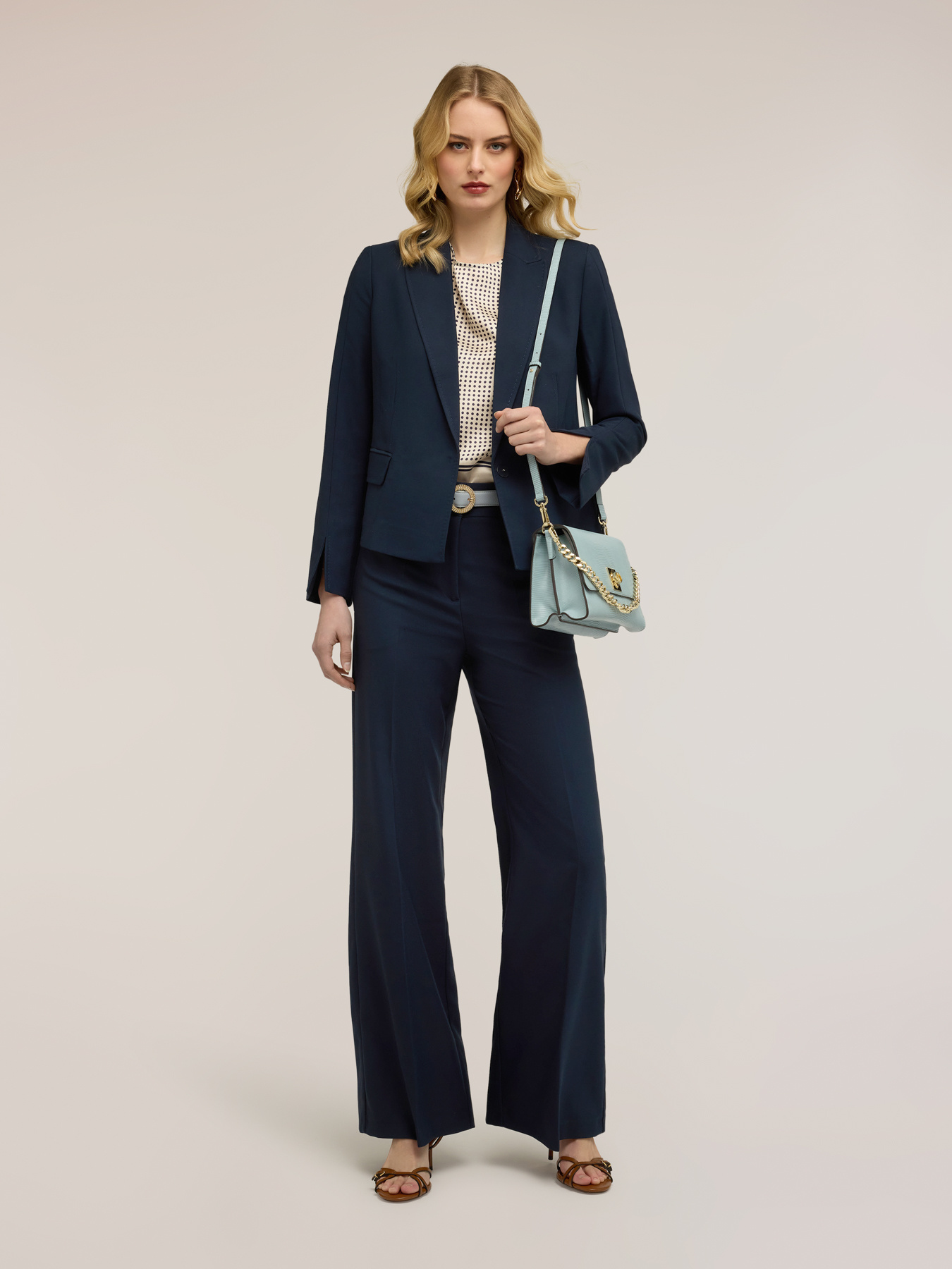 Palazzo pants in polyviscose image number 3
