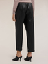Pantaloni joggers din țesătură laminată image number 1