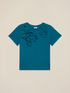 T-Shirt mit Blumenapplikationen image number 3