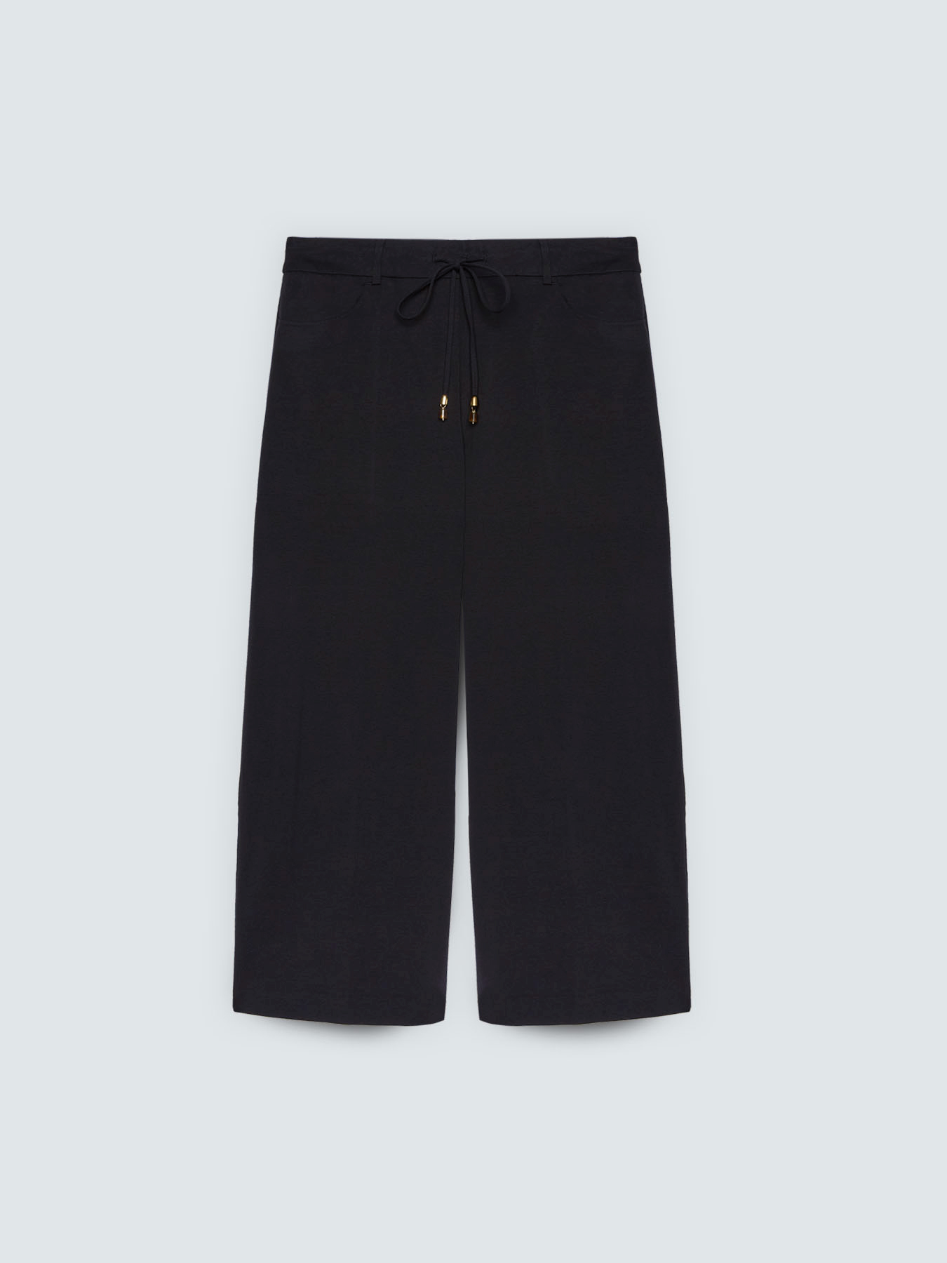 Cropped-Hose aus Milano-Strick image number 4