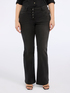 Dark grey wash flare jeans image number 3