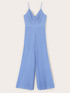 Long pleated georgette jumpsuit image number 4