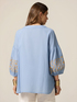 Blusa de algodón con bordados image number 1