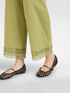 Hose aus Baumwollmischung mit Spitze image number 3