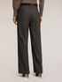 Palazzo pants in mixed lurex armored fabric image number 1