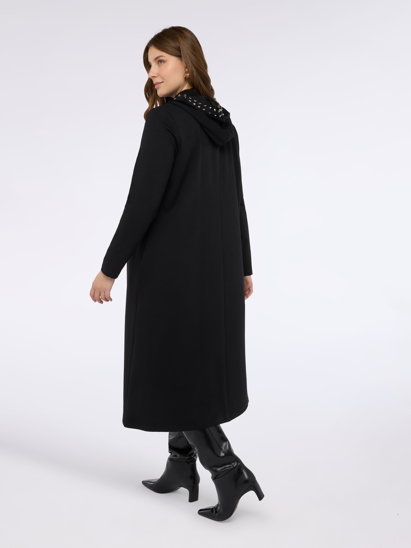 Langes Kleid mit Kapuze image number 1