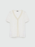 T-shirt with applied trim image number 4