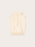 Ärmelloses Sweatshirt mit Schmuck-Kordelzug image number 4